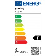 GOOBAY μεγεθυντικός φακός 65577 με κλιπ, LED, 3 διόπτρες 1.75x, μαύρος