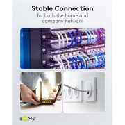 GOOBAY βύσμα RJ45 65941, CAT 6A UTP, tool-free, λευκό