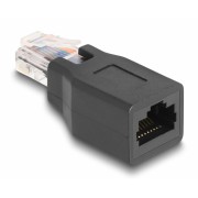 DELOCK αντάπτορας RJ45/RJ48/RJ50 66991, 10P/10C pin out 1:1, μαύρος