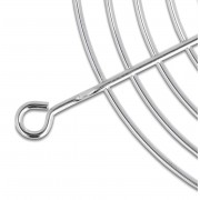 DELOCK σχάρα για 60mm ανεμιστήρα 67305, μεταλλική, ασημί