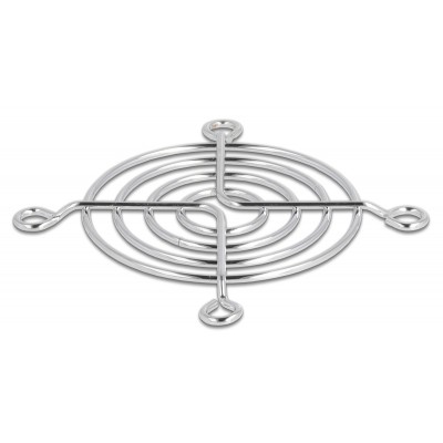 DELOCK σχάρα για 60mm ανεμιστήρα 67305, μεταλλική, ασημί