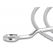 DELOCK σχάρα για 80mm ανεμιστήρα 67306, μεταλλική, ασημί