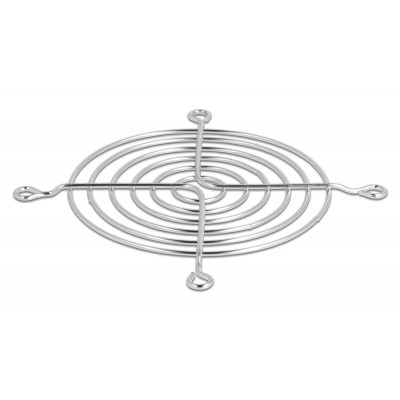 DELOCK σχάρα για 92mm ανεμιστήρα 67307, μεταλλική, ασημί