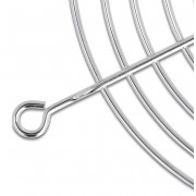 DELOCK σχάρα για 120mm ανεμιστήρα 67308, μεταλλική, ασημί