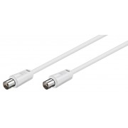 GOOBAY καλώδιο κεραίας αρσενικό 68149, <70dB, CCS, 5m, λευκό