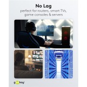 GOOBAY καλώδιο δικτύου 68271, CAT 6 S/FTP, copper, 250MHz, 7.5m, μπλε