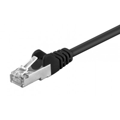 GOOBAY καλώδιο δικτύου 68658, CAT 5e F/UTP, CCA, 100MHz, 2m, μαύρο