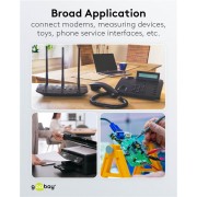 GOOBAY καλώδιο USB σε RS-232 68875, 1 Mbit/s, 1.5m, διάφανο
