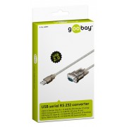 GOOBAY καλώδιο USB σε RS-232 68875, 1 Mbit/s, 1.5m, διάφανο