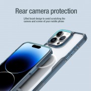 NILLKIN θήκη Nature Pro Magnetic για iPhone 15 Pro, διάφανη-μπλε