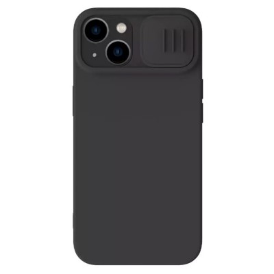 NILLKIN θήκη CamShield Silky Magnetic Silicone για iPhone 15, μαύρη