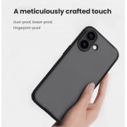 NILLKIN θήκη Super Frosted Shield Pro για Apple iPhone 17, διάφανη/μαύρη