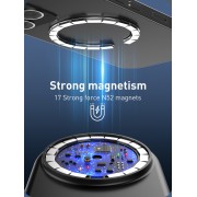 LDNIO ασύρματος φορτιστής WL02 με LED φωτισμό, 3 σε 1, 15W, μαύρος