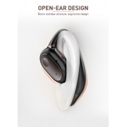 LDNIO earphones με θήκη φόρτισης T11, OWS, Φ15mm, 50/450mAh, μαύρα