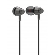 LDNIO earphones με μικρόφωνο HP05, 3.5mm σύνδεση, Φ10mm, 1.2m, γκρι