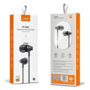 LDNIO earphones με μικρόφωνο HP05, 3.5mm σύνδεση, Φ10mm, 1.2m, γκρι