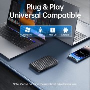 ORICO θήκη για 2.5" SATA HDD/SSD 2520U3-V1, 5Gbps, μαύρη
