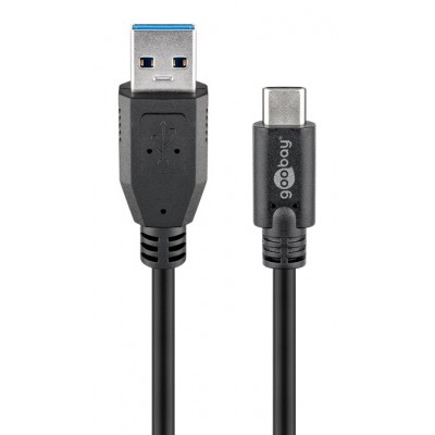 GOOBAY καλώδιο USB σε USB-C 71221, 15W, 5Gbps, 2m, μαύρο