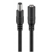 GOOBAY καλώδιο προέκτασης τροφοδοσίας 71401, 5.5x2.5mm, 3m, μαύρο