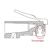 GOOBAY βύσμα RJ45 72500, CAT 5e UTP, διάφανο, 10τμχ