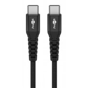 GOOBAY καλώδιο USB-C 73954, 60W, 480Mbps, 2m, μαύρο