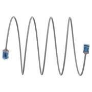 GOOBAY καλώδιο δικτύου 74225, CAT 6A U/UTP, slim, copper, 500MHz, 5m, γκρι