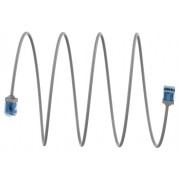 GOOBAY καλώδιο δικτύου 74228, CAT 6A U/UTP, slim, copper, 500MHz, 15m, γκρι