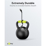 GOOBAY καλώδιο USB-C σε USB 74528, 60W, 480Mbps, 3m, μαύρο