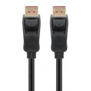 GOOBAY καλώδιο DisplayPort 74761, 16K/60Hz, 80 Gbps, 2m, μαύρο