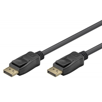 GOOBAY καλώδιο DisplayPort 74777, VESA Certified, 8K/60Hz, 32.4 Gbps, 1m, μαύρο