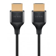 GOOBAY καλώδιο HDMI 75299 με Ethernet, slim, 8K/60Hz, 48 Gbps, 2m, μαύρο
