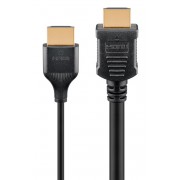 GOOBAY καλώδιο HDMI 75299 με Ethernet, slim, 8K/60Hz, 48 Gbps, 2m, μαύρο