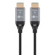 GOOBAY καλώδιο HDMI 2.1 76277 με Ethernet, 8K/60Hz, 48 Gbps, 40m, μαύρο