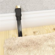 GOOBAY καλώδιο HDMI 77145 με Ethernet, flat, 8K/60Hz, 48 Gbps, 3m, μαύρο