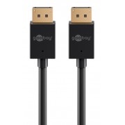 GOOBAY καλώδιο DisplayPort 77442, 8K/120Hz, 40 Gbps, 1m, μαύρο
