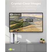 GOOBAY καλώδιο DisplayPort 77443, 8K/120Hz, 40 Gbps, 2m, μαύρο