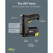 GOOBAY καρφωτικό μπαταρίας για καρφιά & συνδετήρες 77819, 1500mAh