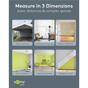 GOOBAY laser μετρητής απόστασης 77834, επαναφορτιζόμενος, έως 30m