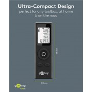 GOOBAY laser μετρητής απόστασης 77834, επαναφορτιζόμενος, έως 30m