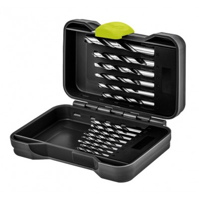 GOOBAY σετ τρυπάνια 77847 για ξύλο, χάλυβας άνθρακα, 3–10mm, κυλινδρικό, 15τμχ