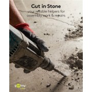 GOOBAY σετ τρυπάνια 77849 για τοίχο, χάλυβας άνθρακα/YG8, 3–10mm, κυλινδρικό, 15τμχ