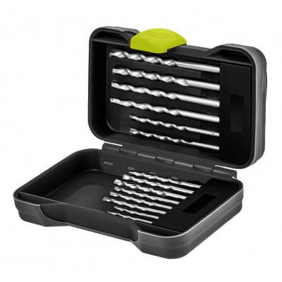 GOOBAY σετ τρυπάνια 77849 για τοίχο, χάλυβας άνθρακα/YG8, 3–10mm, κυλινδρικό, 15τμχ