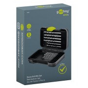 GOOBAY σετ τρυπάνια 77849 για τοίχο, χάλυβας άνθρακα/YG8, 3–10mm, κυλινδρικό, 15τμχ