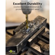 GOOBAY σετ τρυπάνια 77850 για μέταλλο, HSS, 1.5-10mm, κυλινδρικό, 15τμχ