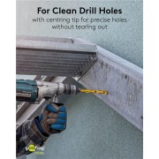 GOOBAY σετ τρυπάνια 77850 για μέταλλο, HSS, 1.5-10mm, κυλινδρικό, 15τμχ