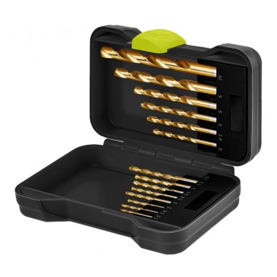 GOOBAY σετ τρυπάνια 77850 για μέταλλο, HSS, 1.5-10mm, κυλινδρικό, 15τμχ