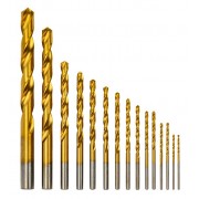 GOOBAY σετ τρυπάνια 77850 για μέταλλο, HSS, 1.5-10mm, κυλινδρικό, 15τμχ