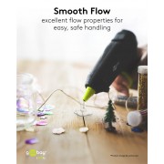 GOOBAY ράβδοι σιλικόνης 77853, Φ11mm x 200mm, διάφανο, 50τμχ