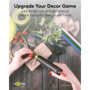 GOOBAY ράβδοι σιλικόνης 77856, Φ11mm x 200mm, διάφορα χρώματα, 10τμχ