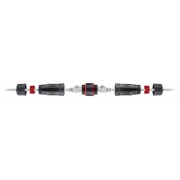 GOOBAY αδιάβροχος σύνδεσμος RJ45 Cat 6 79566, IP68, μαύρο